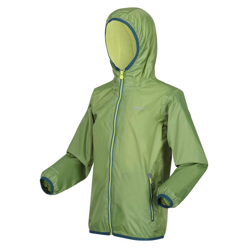 Groot Buitenshuis Kinderen/Kinderen Lever II Packaway Rain Jacket (Pikant