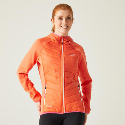 Gevulde jas dames insulated hooded andreson v hybrid