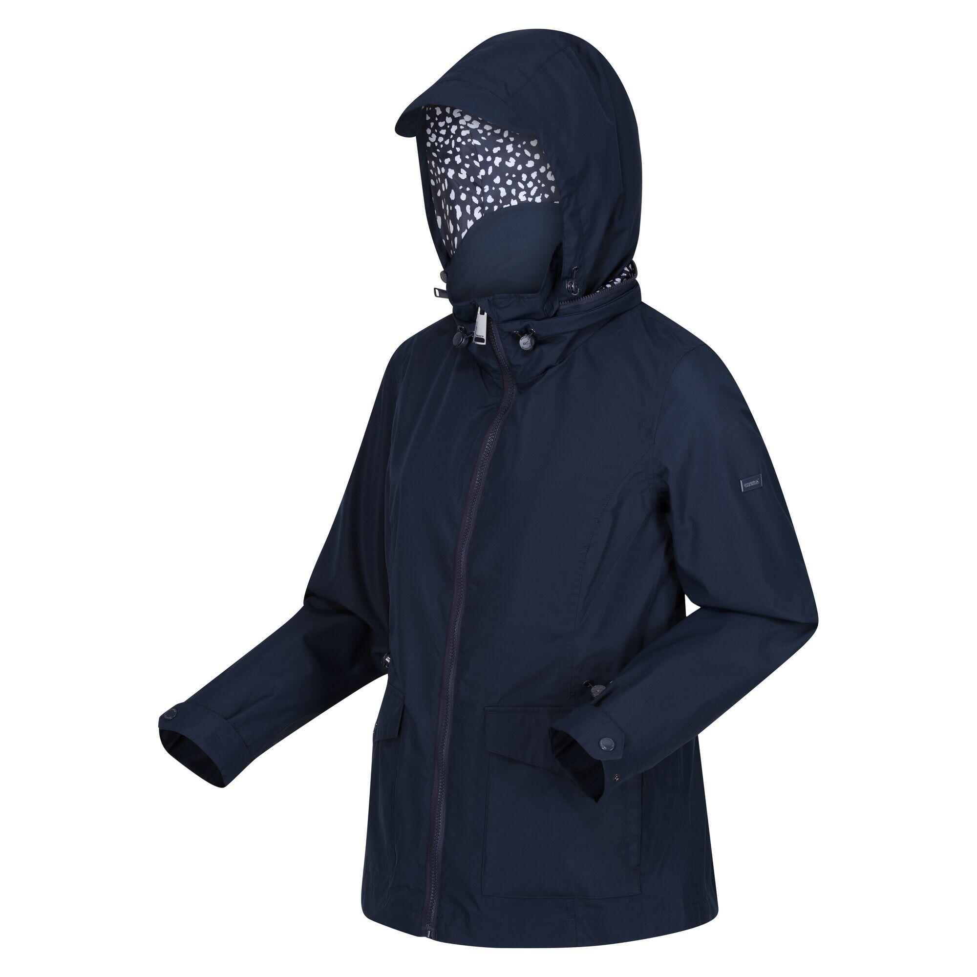 Womens/Ladies Navassa Waterproof Jacket (Navy) 3/5
