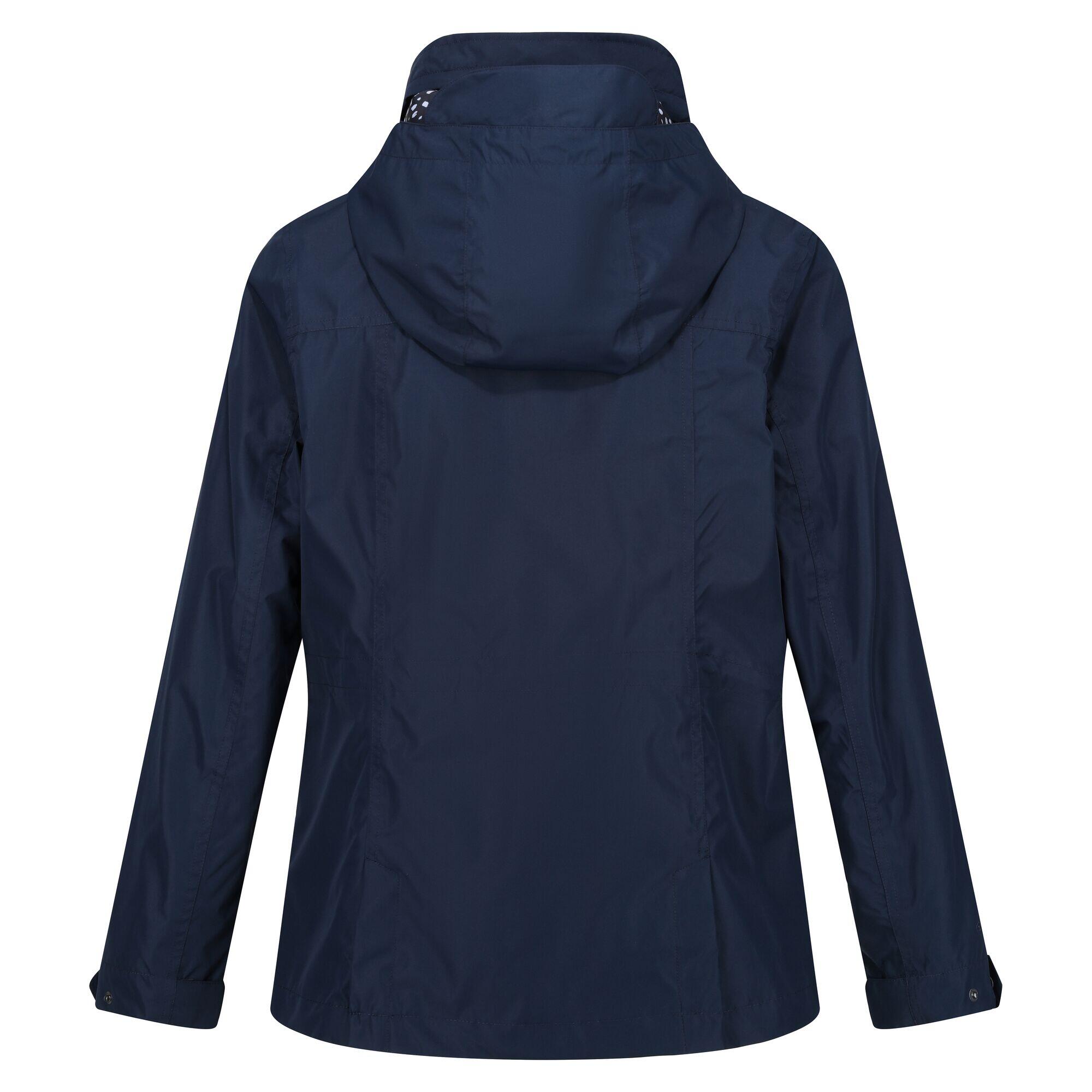 Womens/Ladies Navassa Waterproof Jacket (Navy) 2/5