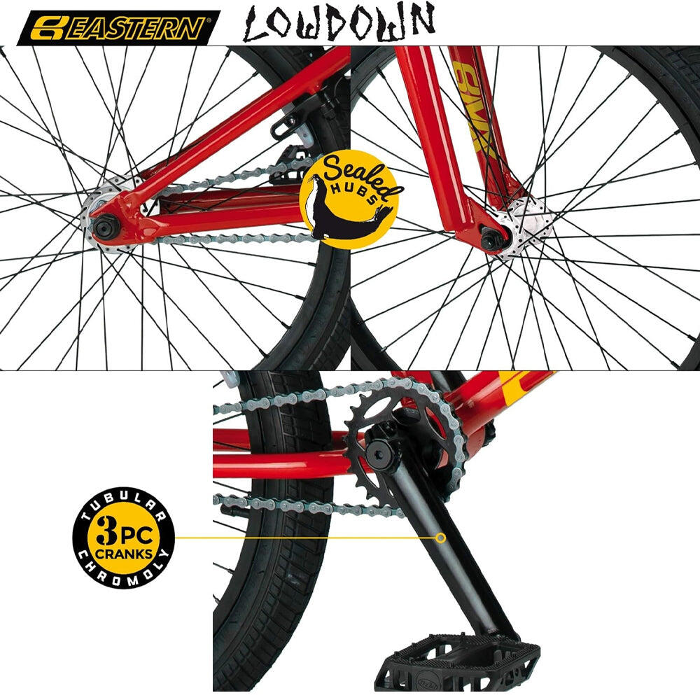 Eastern Lowdown BMX Bike - Red 4/7