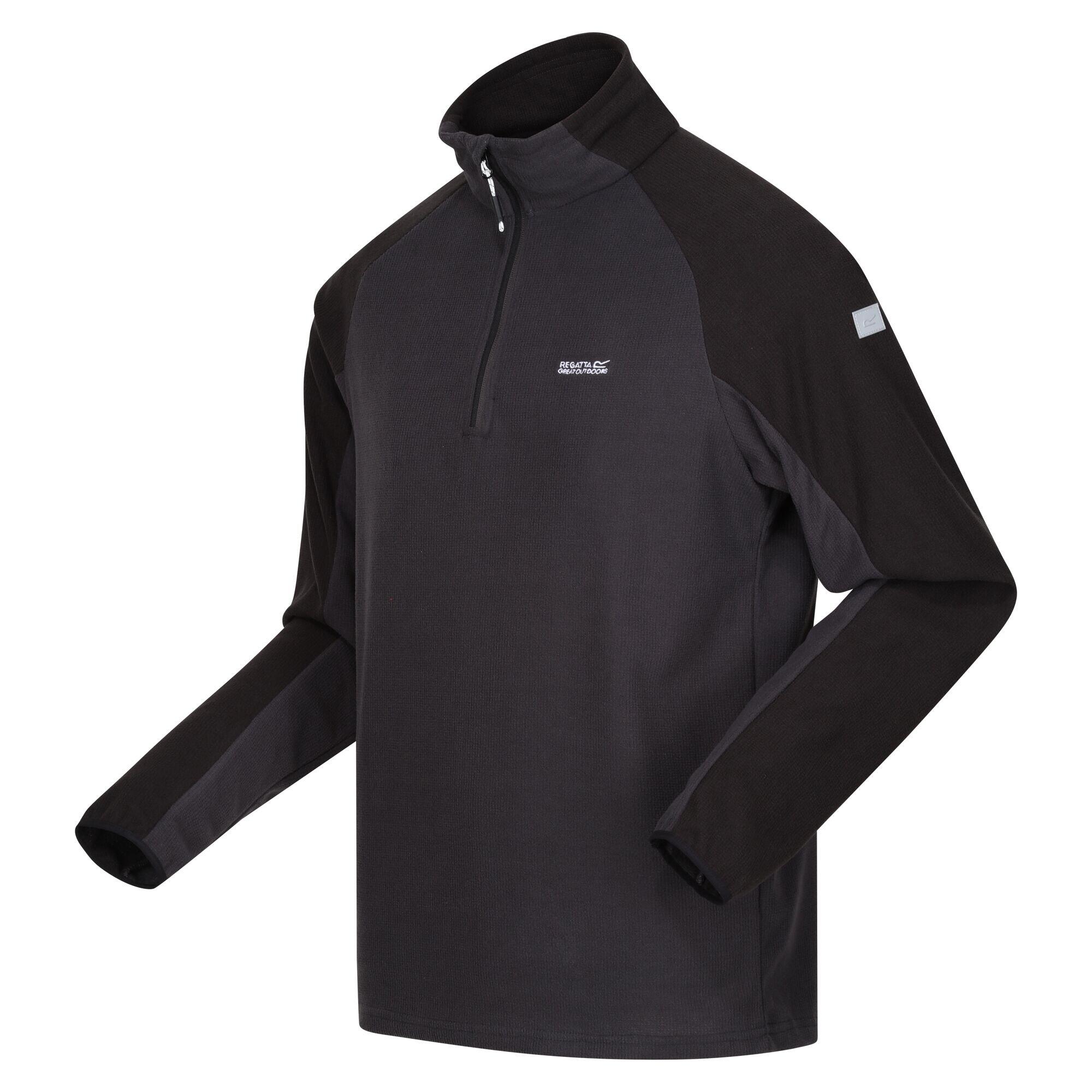 "Elson II" Fleece Leicht für Herren Asche/Schwarz 3/4