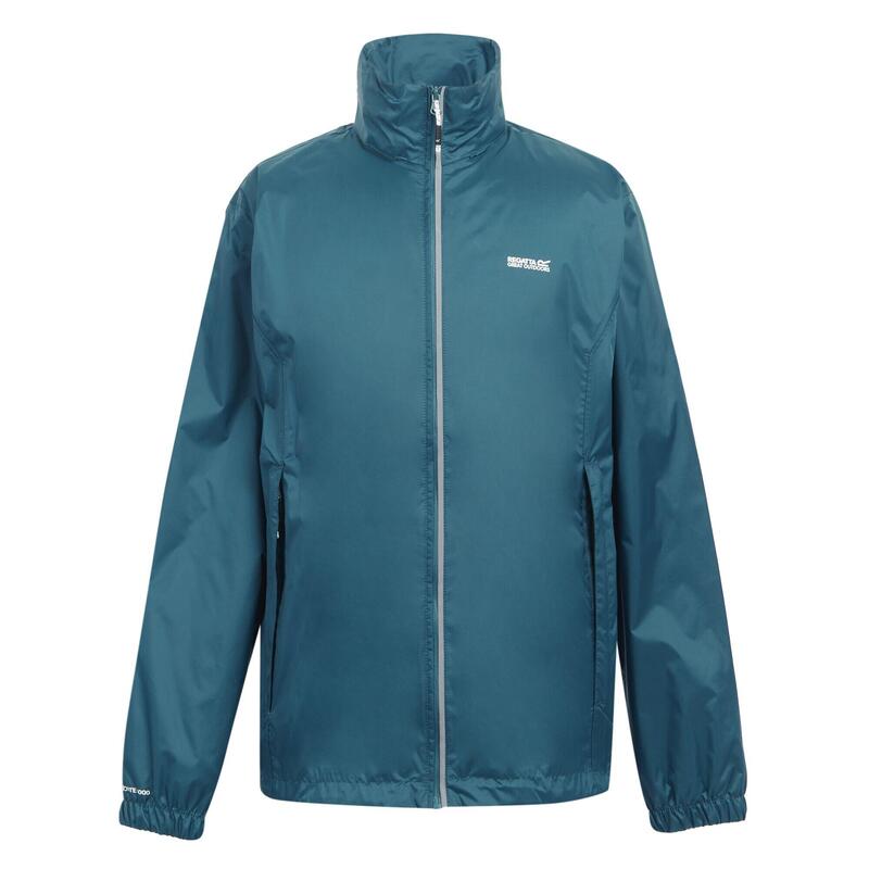 Coupevent LYLE Homme (Bleu Sarcelle Foncé / Jaune Verdâtre)