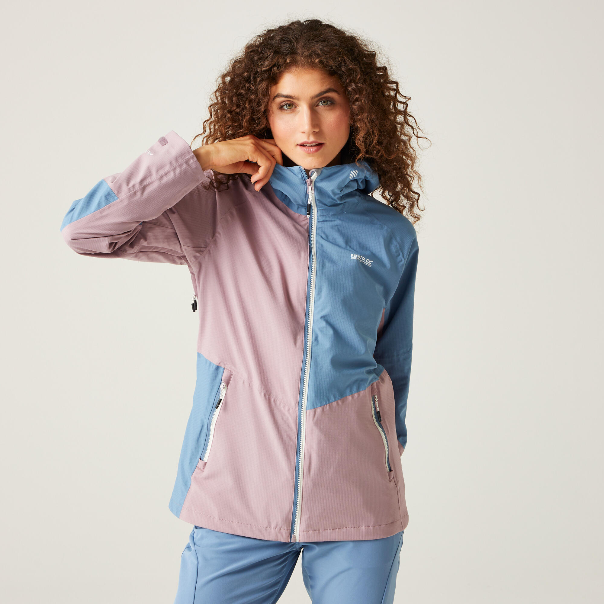 REGATTA Damen Jacke Wasserdicht & Atmungsaktiv - Raddick Ii, light blue