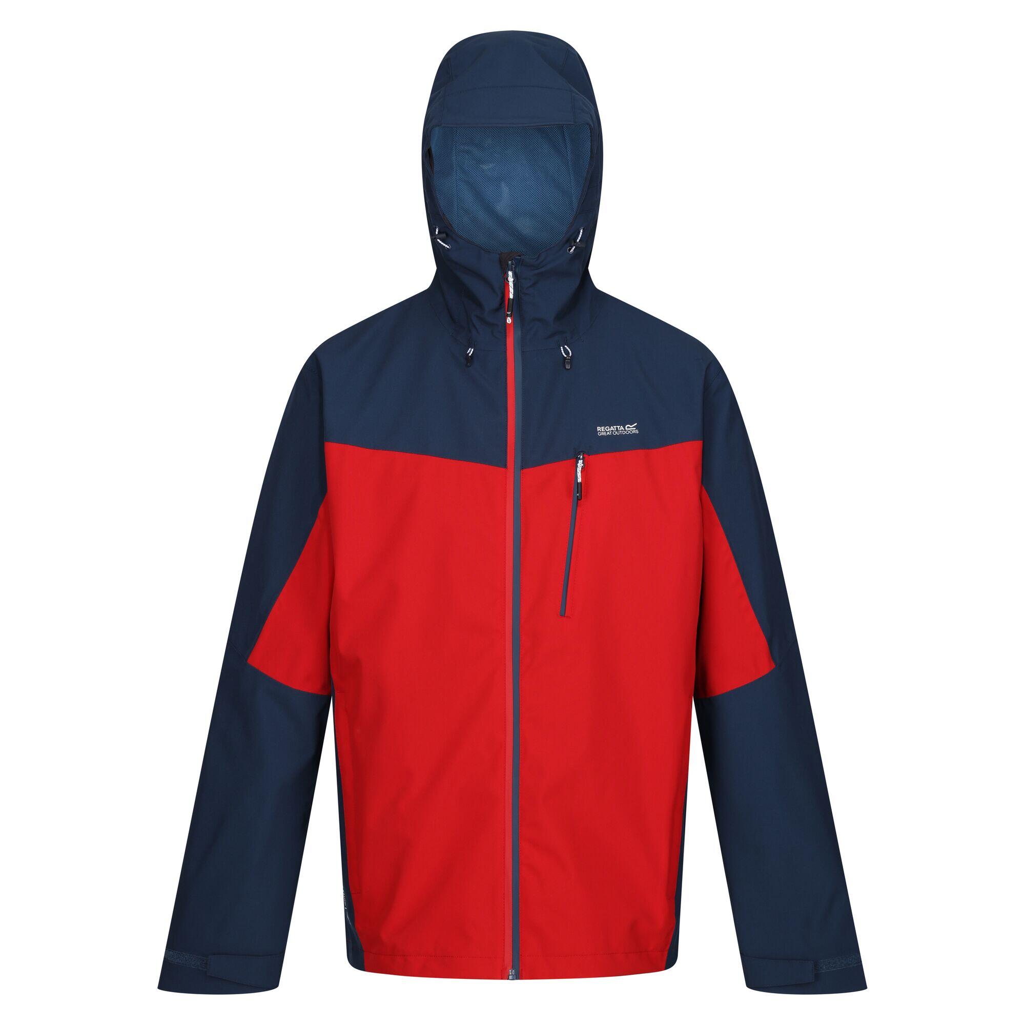 Veste À Capuche BIRCHDALE Homme (Rouge Danger / Denim Sombre) 2/5