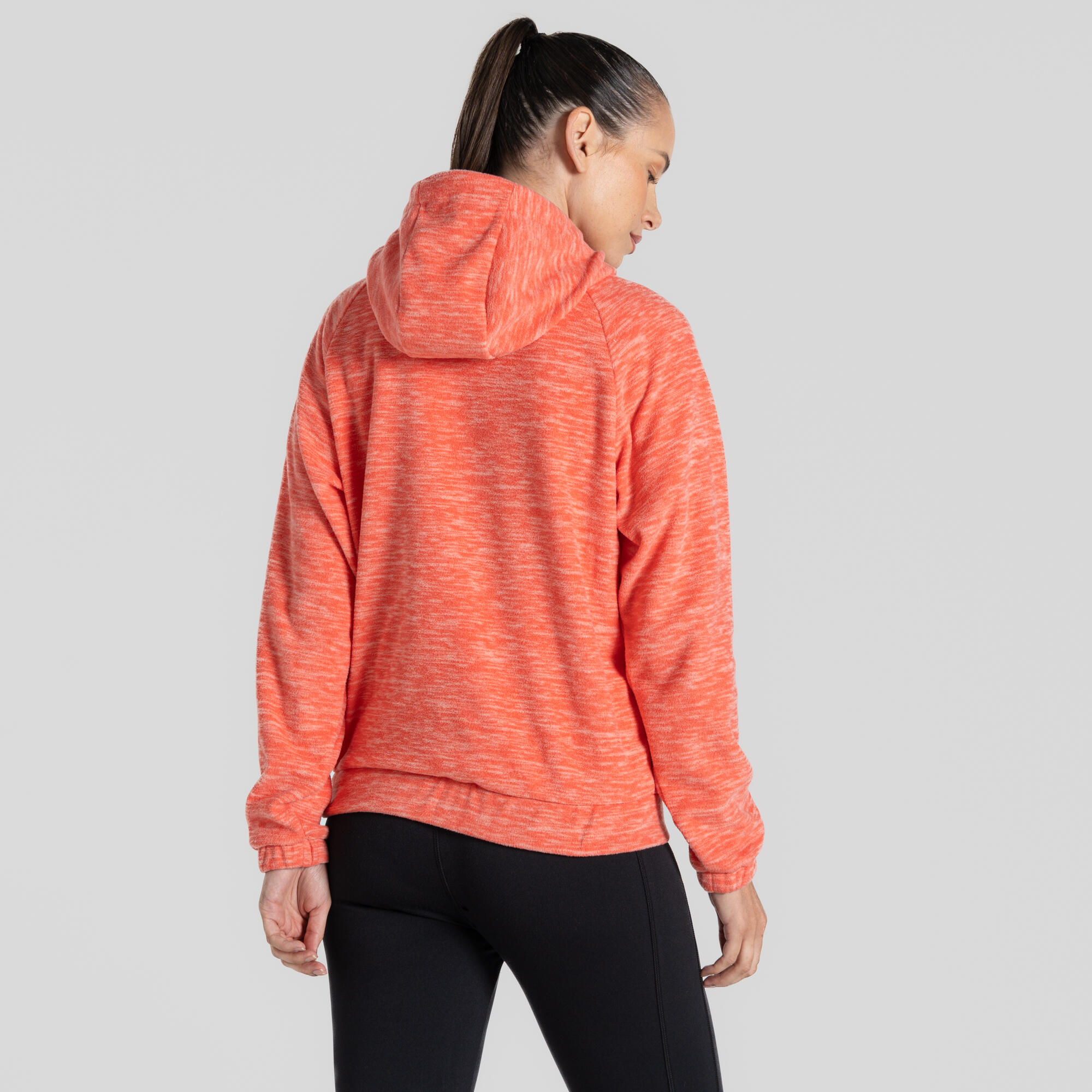 Womens Esk Hooded Half Zip Fleece 2/5