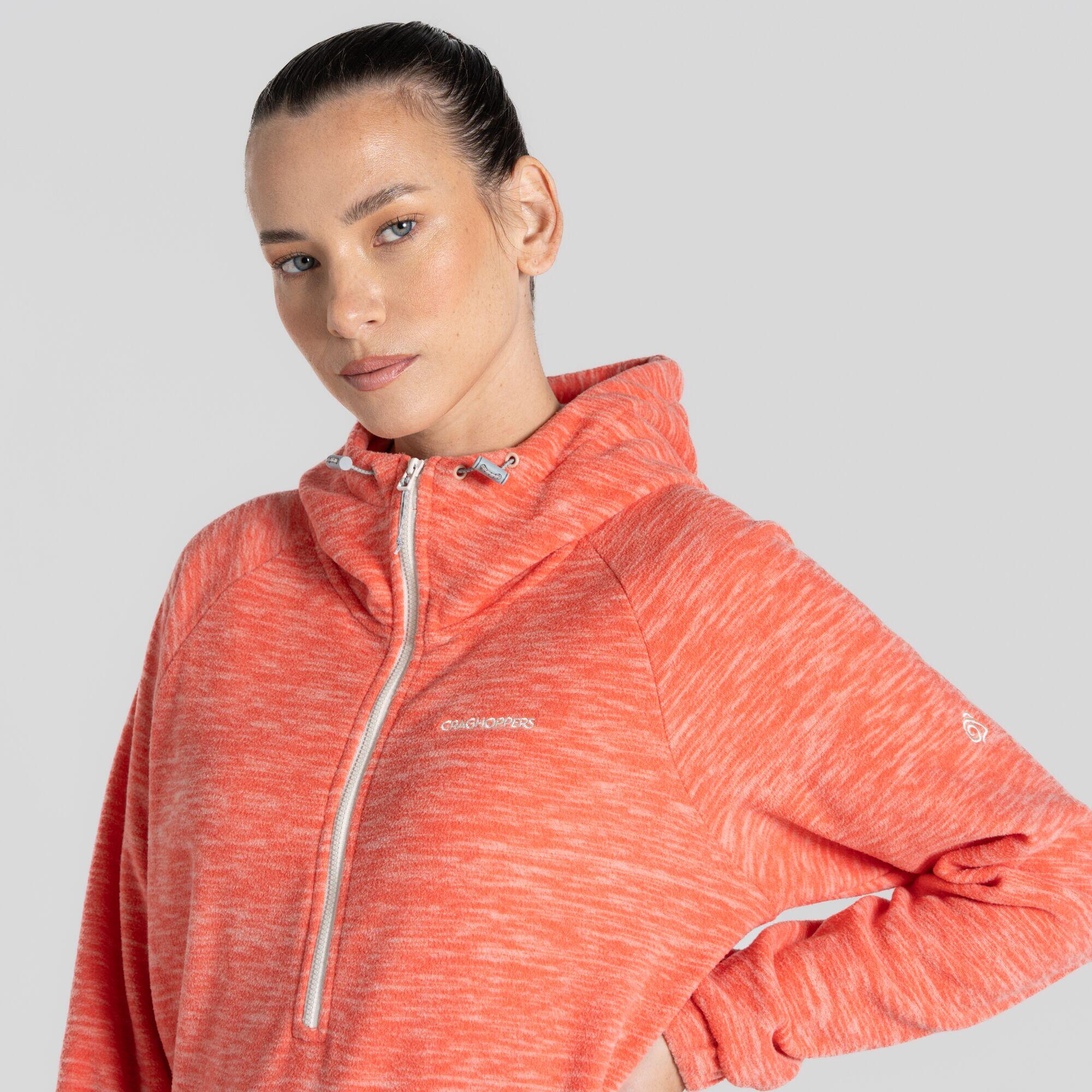 Womens Esk Hooded Half Zip Fleece 5/5