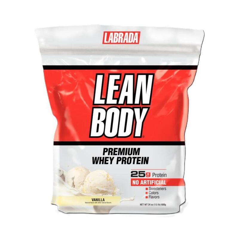 Lean Body Premium Whey Protein Powder Vanilla 1.5lbs (680g)