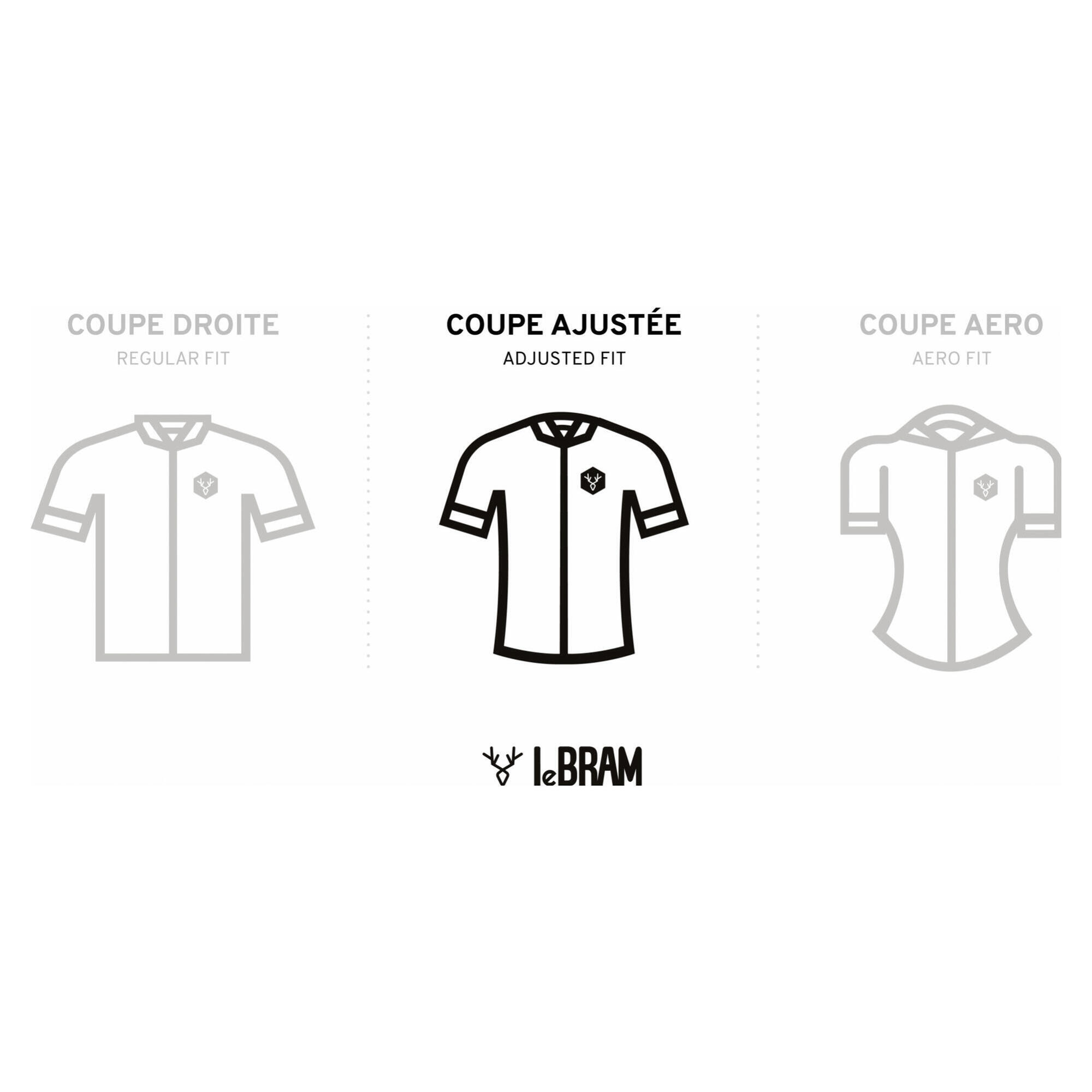 Maillot Manches Longues LeBram Ventoux Blanc Vert LEBRAM Decathlon