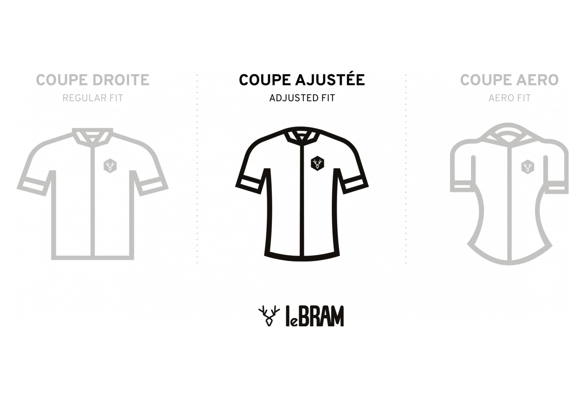 Maillot Manches Courtes LeBram Pas de Peyrol Saumon 6/6