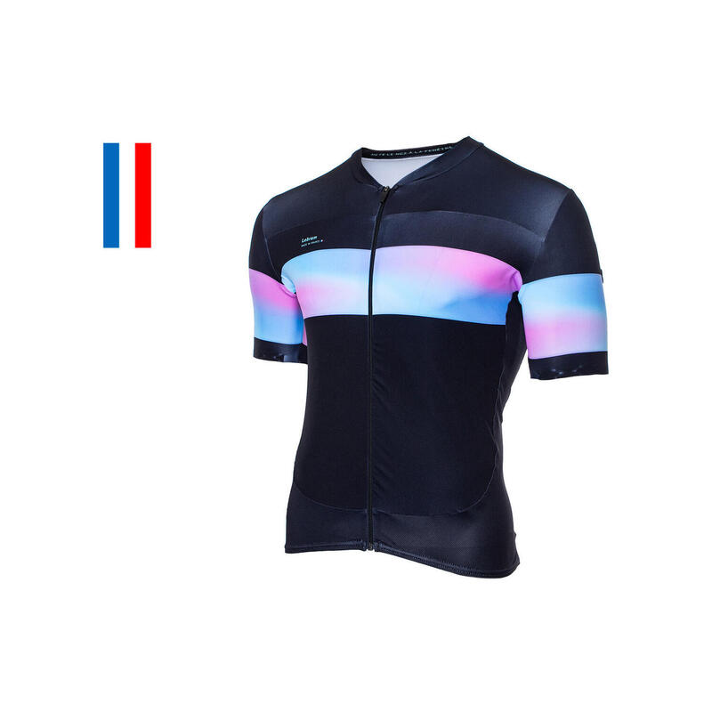 LeBram Agnès Black Twilight Short Sleeved Jersey