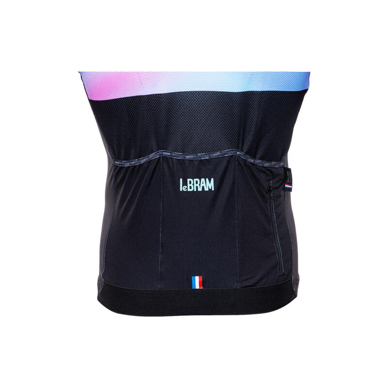 LeBram Agnès Black Twilight Short Sleeved Jersey