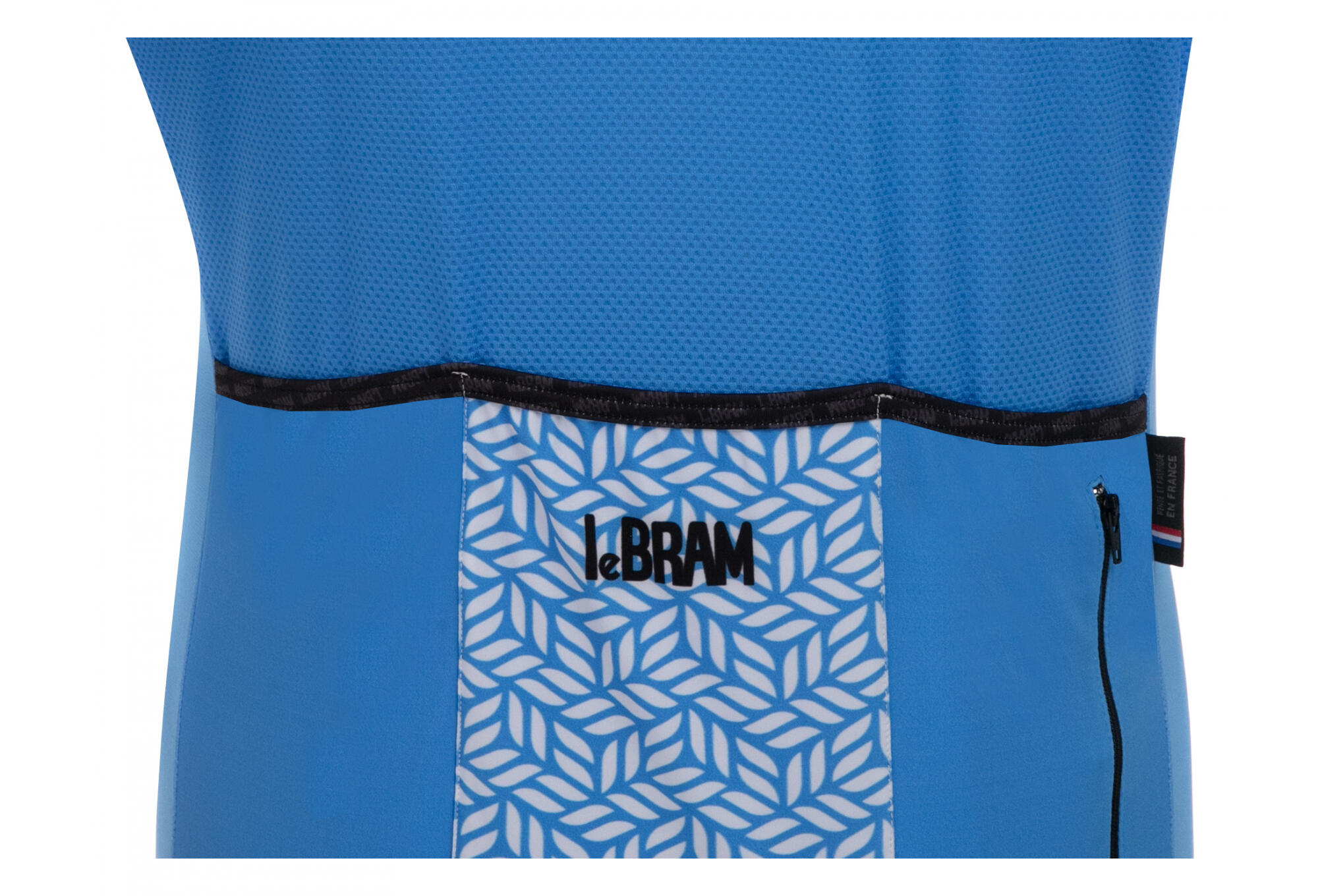 LeBram Kurzarmtrikot Aspin Bleu Azur A ro 7/7