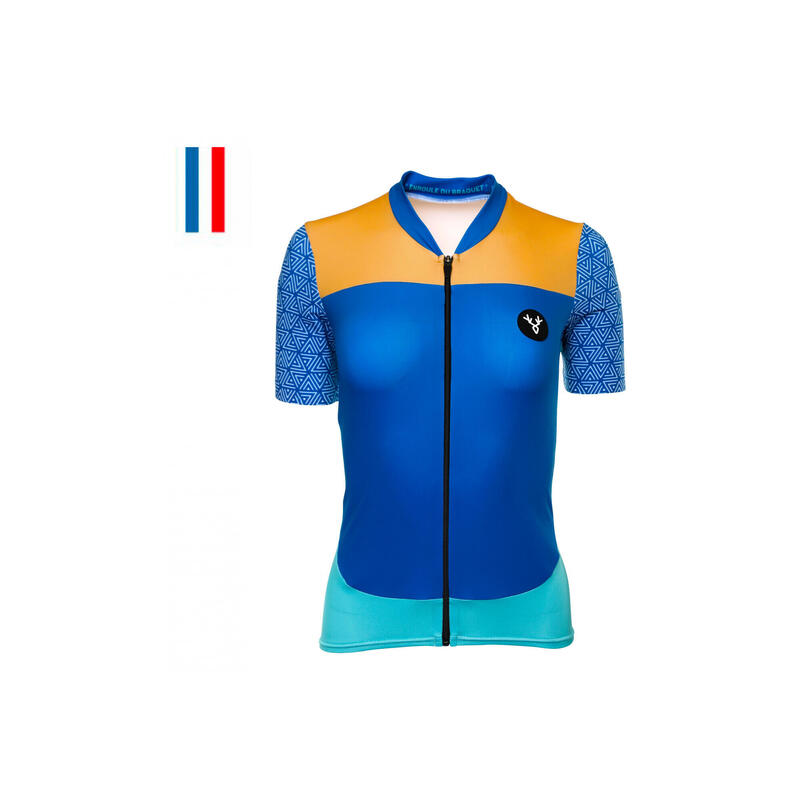 Maillot de manga corta LeBram Aspin Mujer Ajuste Azul