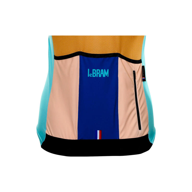 LeBram Aspin Women's Short Sleeve Jersey Blue Adjusted Fit