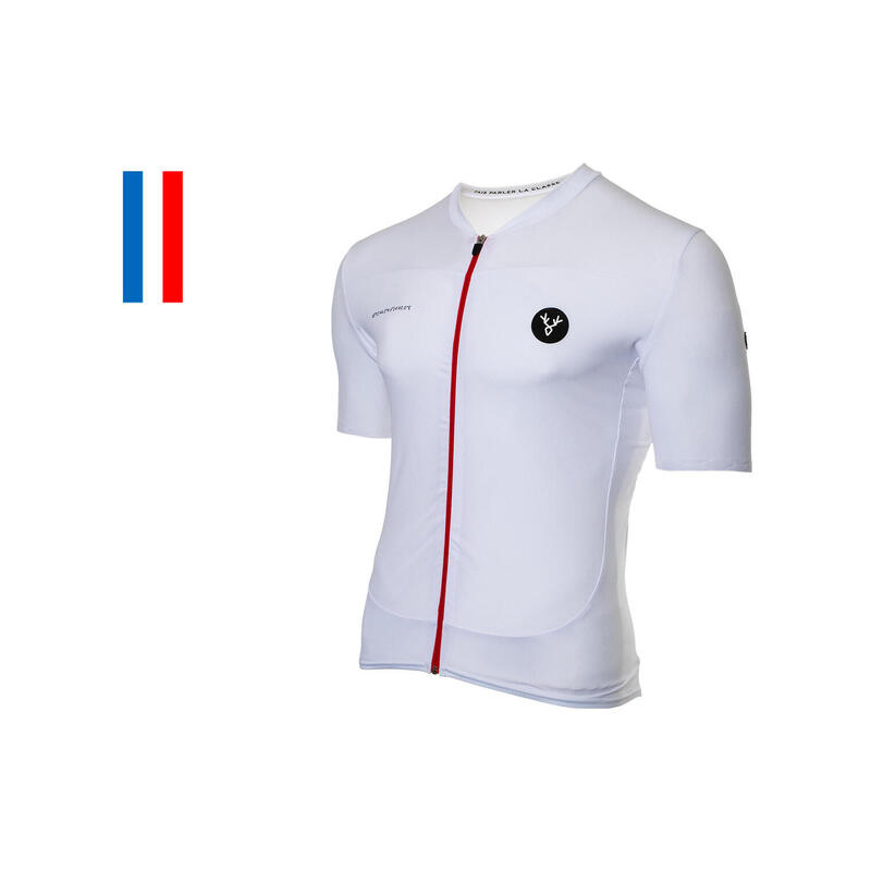 Maillot Manches Courtes LeBram Galibier Blanc