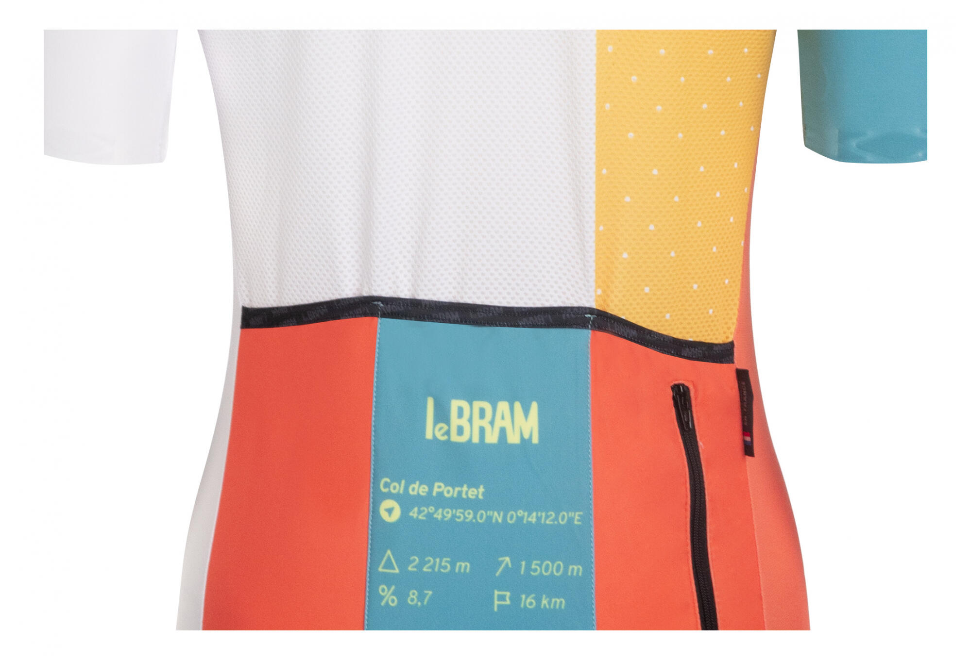 Maillot Manches Courtes Femme LeBram Portet Pelforth Coupe Ajustée 6/6