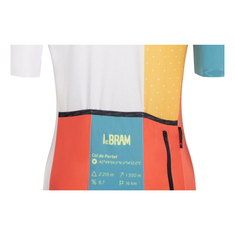 LeBram Portet Pelforth Women's Short Sleeve Jersey Fitted Fit