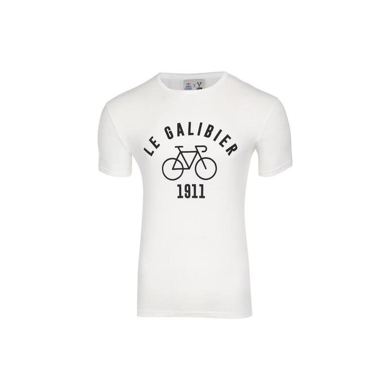 T-Shirt Manches Courtes LeBram & Sport d'Epoque Le Galibier Marshmallow / Blanc