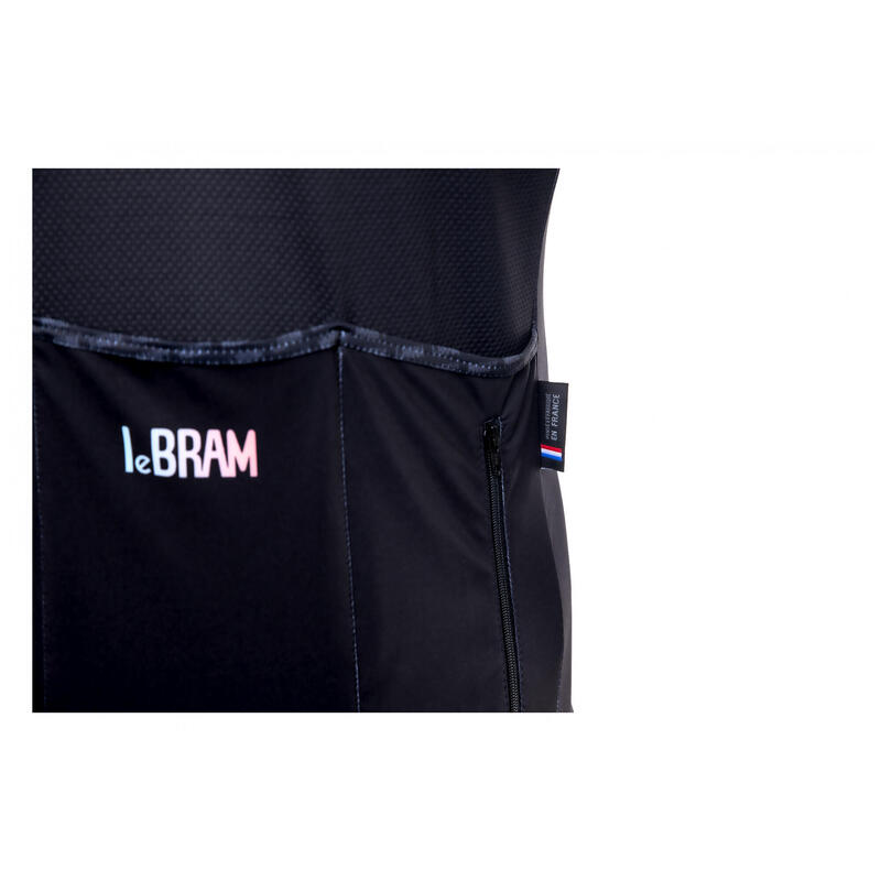 LeBram Roselend Short Sleeve Jersey Zwart Adjusted Fit