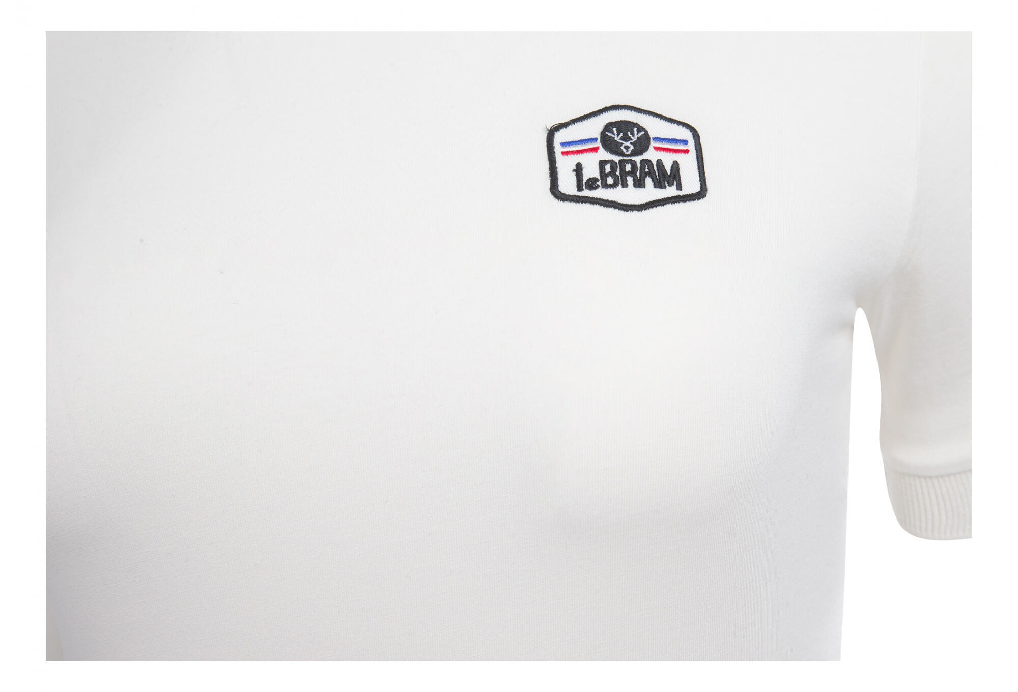 LeBram Camiseta de manga corta para mujer Marshmallow / White 5/5
