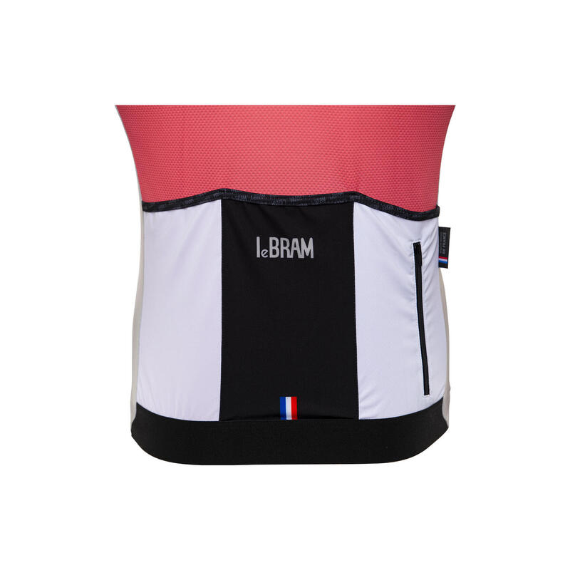 Maillot Manches Courtes LeBram Aspin Noir Coupe Ajustée