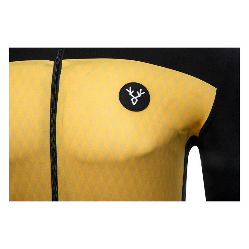 LeBram Grand Colombier Short Sleeve Jersey Yellow Fitted