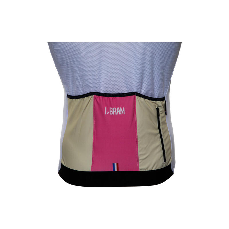 Maillot Manches Courtes LeBram Pas de Peyrol Beige Rose