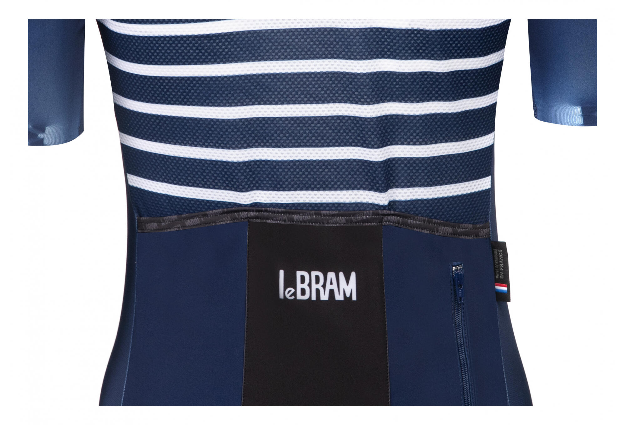 Jersey de manga corta azul marino LeBram Ventoux para mujer, corte ajustado 7/7