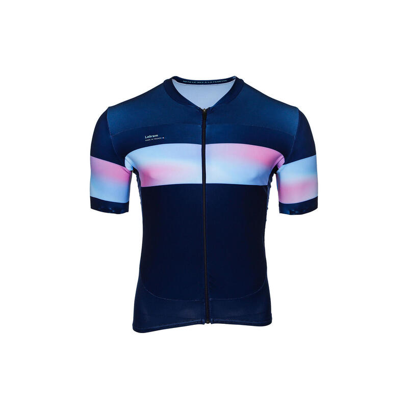 LeBram Agnès Short Sleeved Jersey Sunset Navy