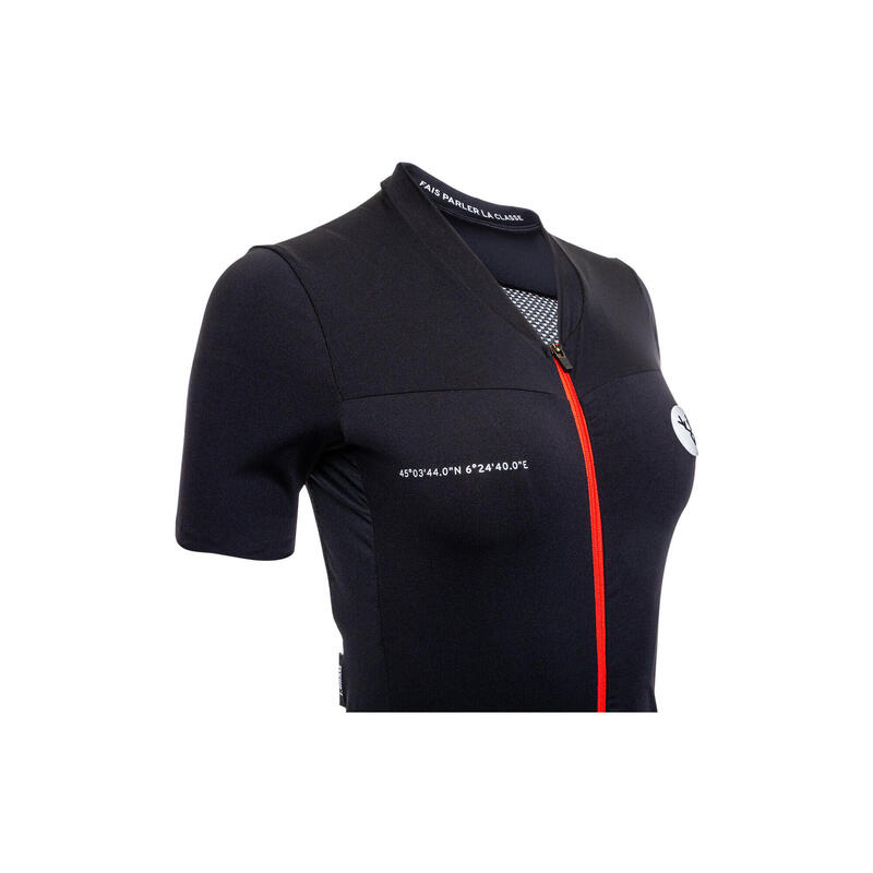 LeBram Galibier Women Short Sleeves Jersey Black