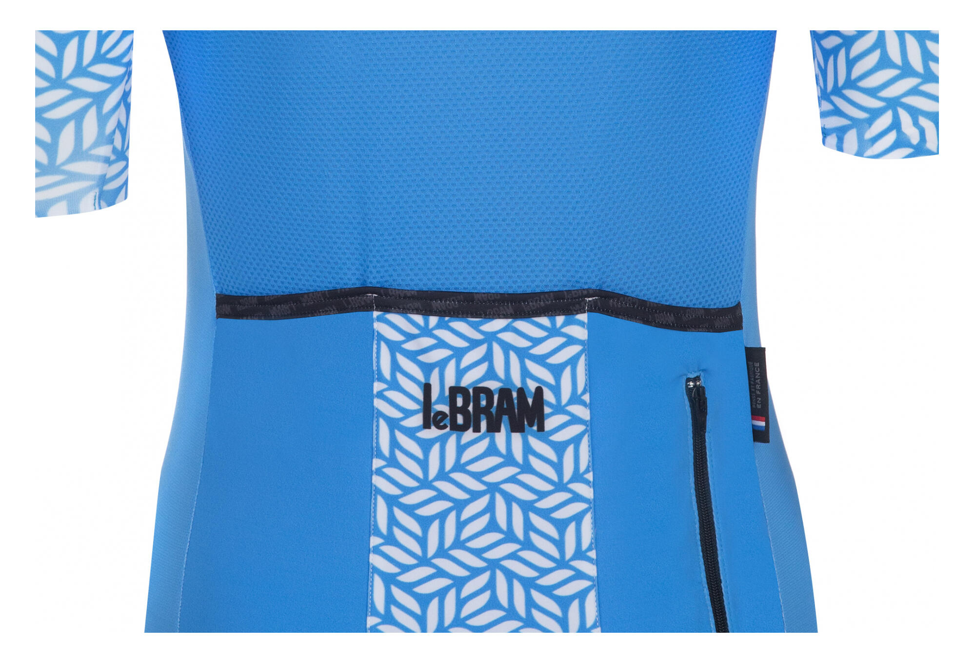 Maglia a maniche corte da donna LeBram Aspin Azzurro vestibilità sartoriale 7/7