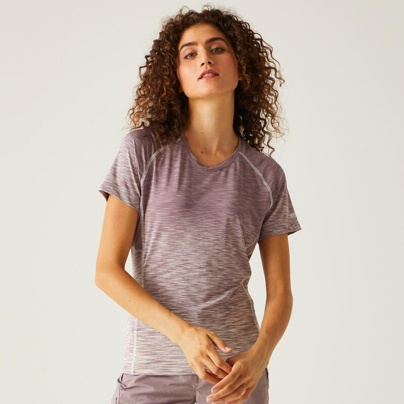 Camisa mangas cortas senderismo mujer Regatta Laxley Ii, old