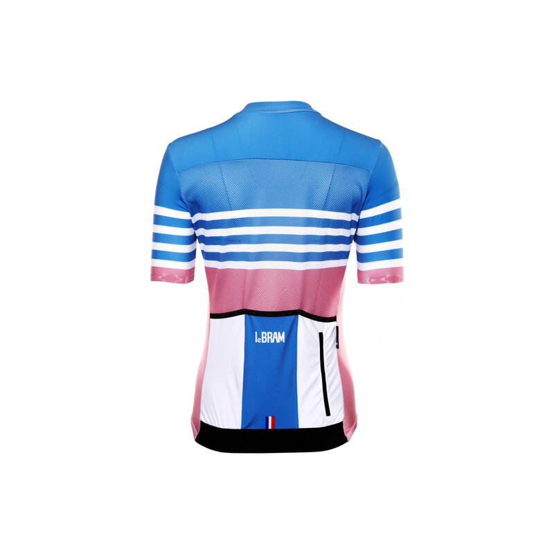 Maillot de manga corta LeBram Tourmalet Ciel para mujer Ajuste