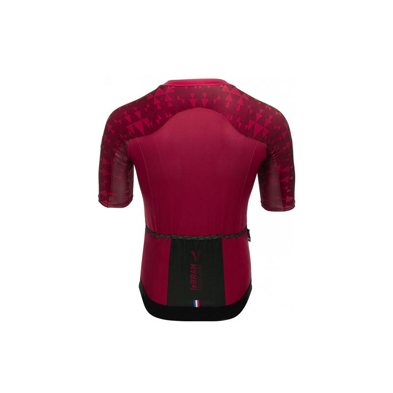 Maglia Aero manica corta Bordeaux Lezeram Loze