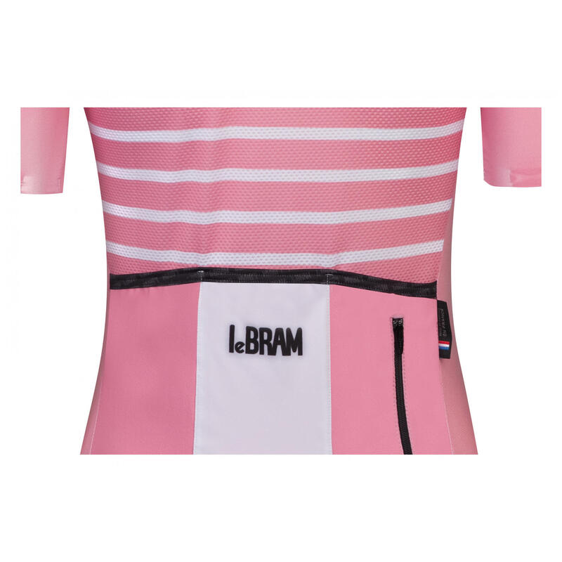 LeBRAM Maillot Manches Courtes Femme Ventoux Saumon