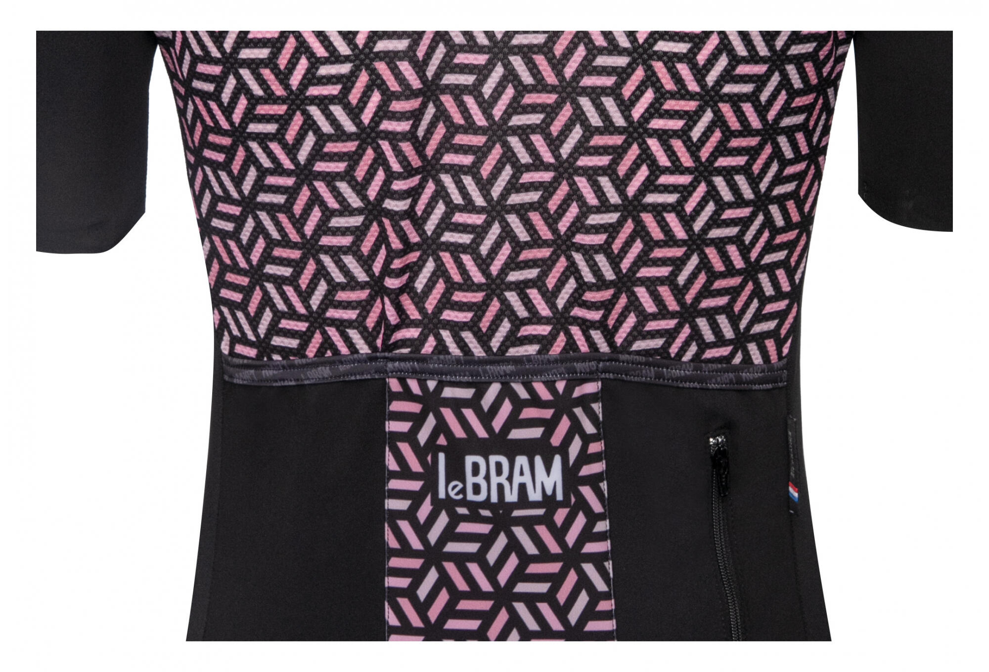Jersey de manga corta LeBram Iron Cross para mujer Salmon Black Tailored Fit 7/7