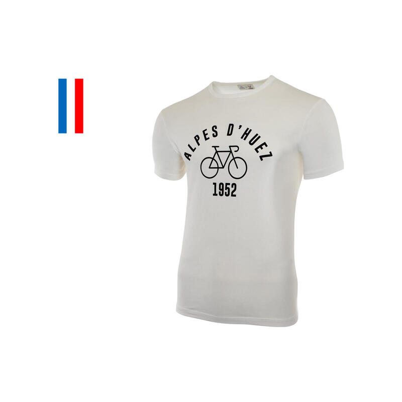 LeBram x Sport d'Epoque Alpes d'Huez Marshmallow Short Sleeve T-Shirt
