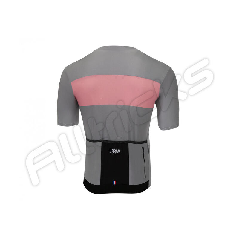 LeBram Eze Gray Pink Short Sleeve Jersey Tailored Fit