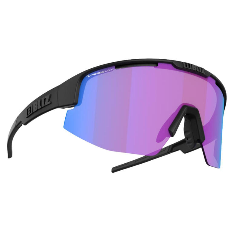 Bliz Matrix Sportbrille Small Nano Nordic Light Violet blue multi