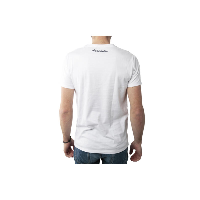 T-shirt LeBram Colombière Blanc Coupe Ajustée