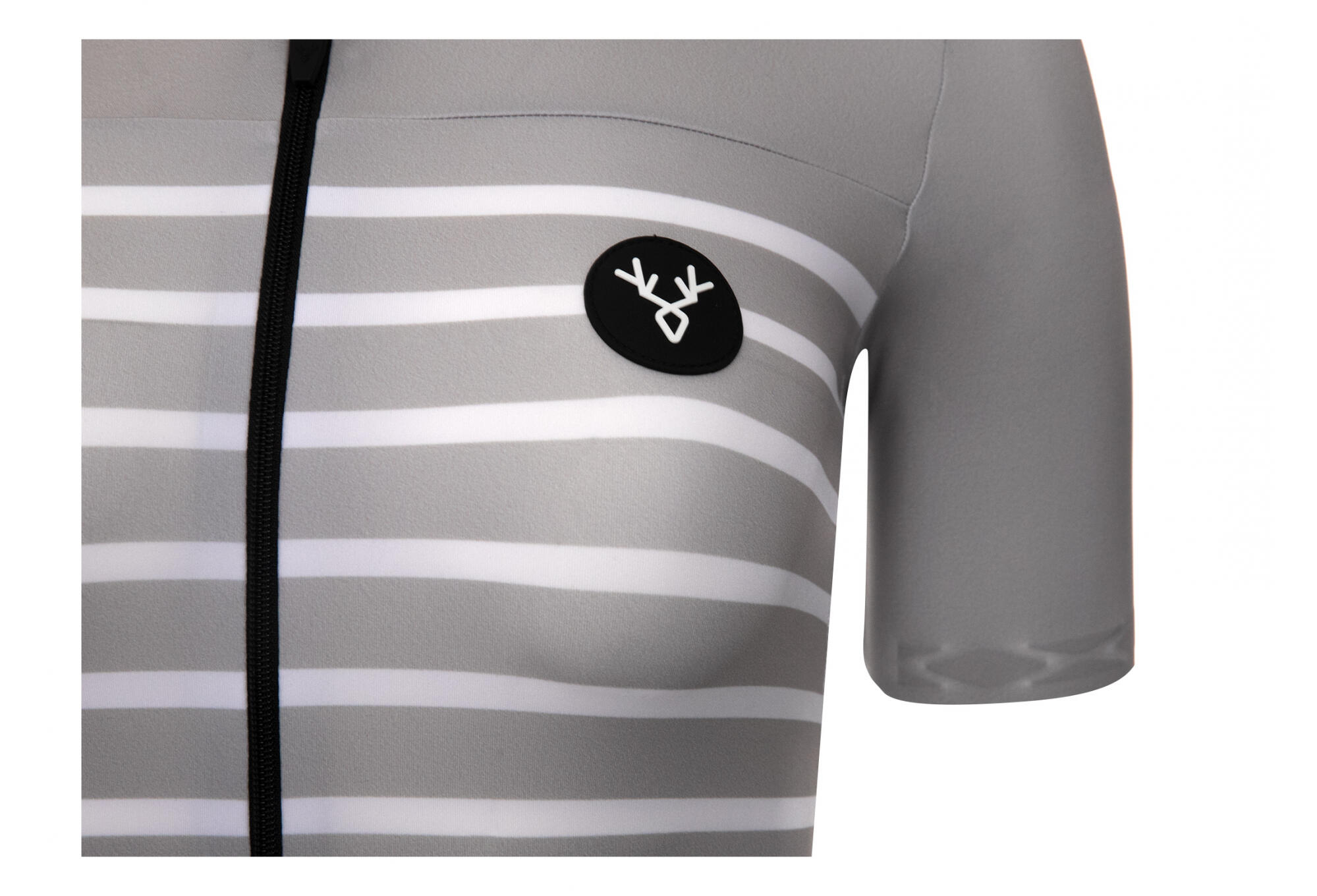 Maillot Manches Courtes Femme LeBram Ventoux Gris Coupe Ajustée 7/7
