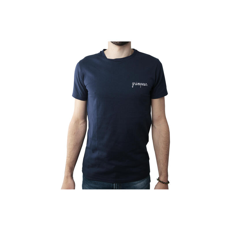 T-Shirt LeBram Grimpeur Bleu Marine Coupe Ajustée