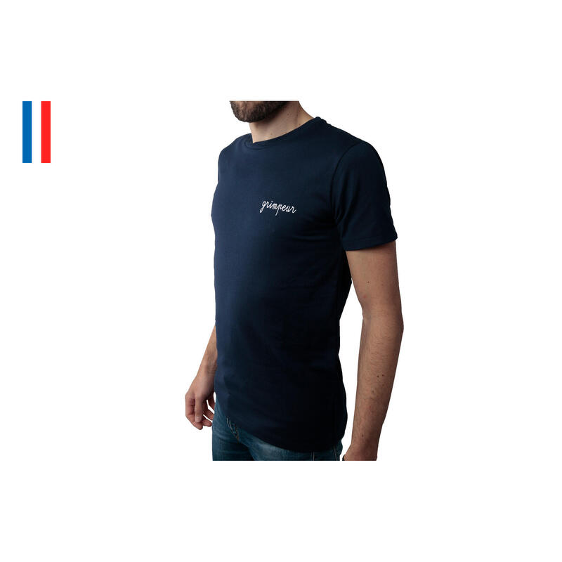 T-Shirt LeBram Grimpeur Bleu Marine Coupe Ajustée