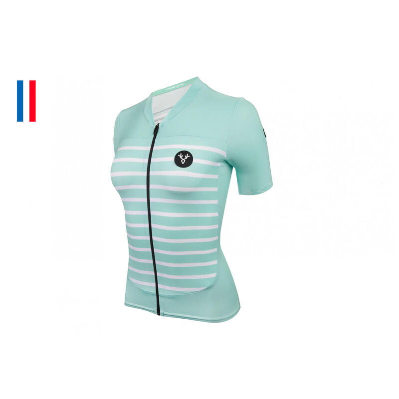Haut équitation Blanc Compétition - Taille M Manches Courtes - Occasion Coupe Ajustée