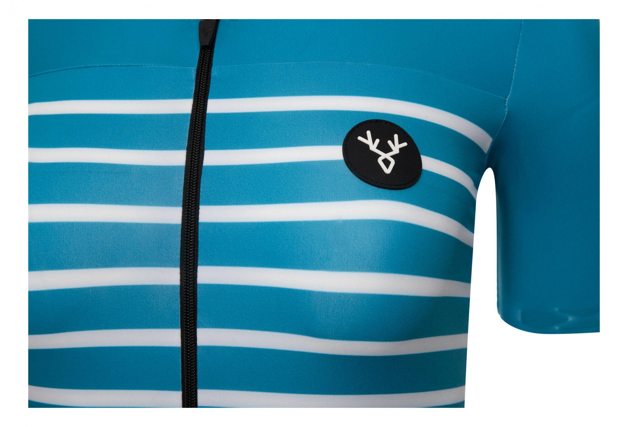 Maillot LeBram Ventoux de manga corta para mujer azul zafiro Tailored Fit 7/7