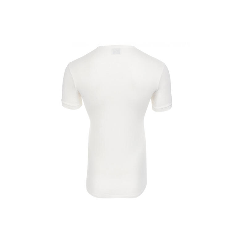 T-Shirt Manches Courtes LeBram Ecusson Marshmallow / Blanc