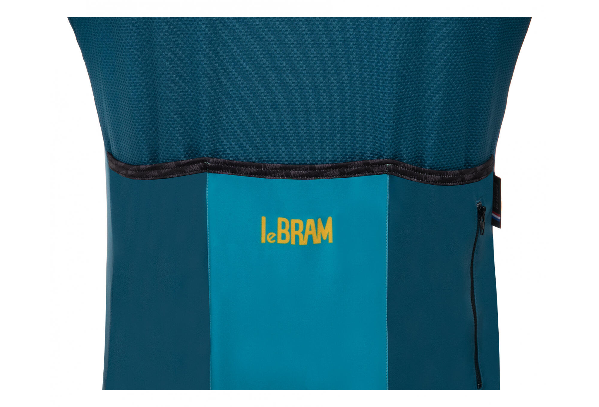 Maglia LeBram Chaussy Blu Pelforth manica corta vestibilità attillata 7/7