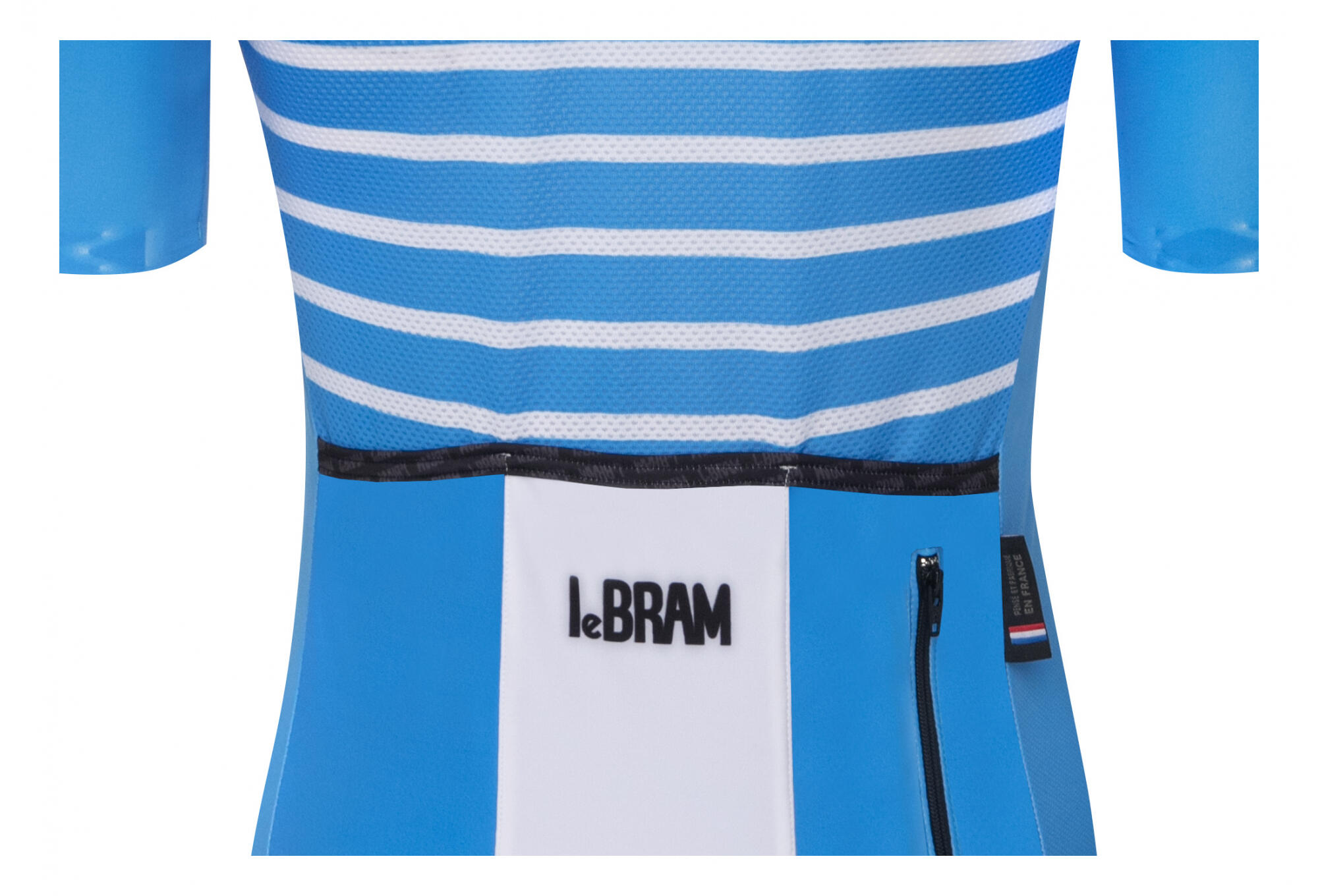 Maillot LeBram Ventoux de manga corta para mujer azul celeste Tailored Fit 7/7