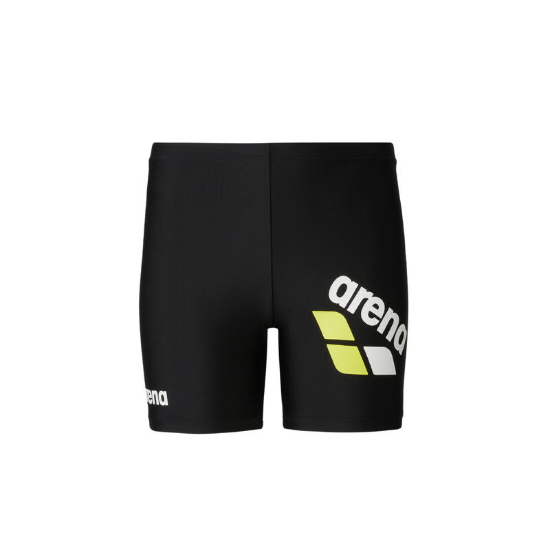 JUNIOR ARENA LOGO TOUGHSUIT BASIC TRAINING TRUNK - BLACK x YELLOW